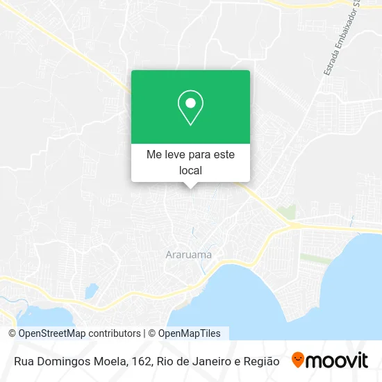 Rua Domingos Moela, 162 mapa