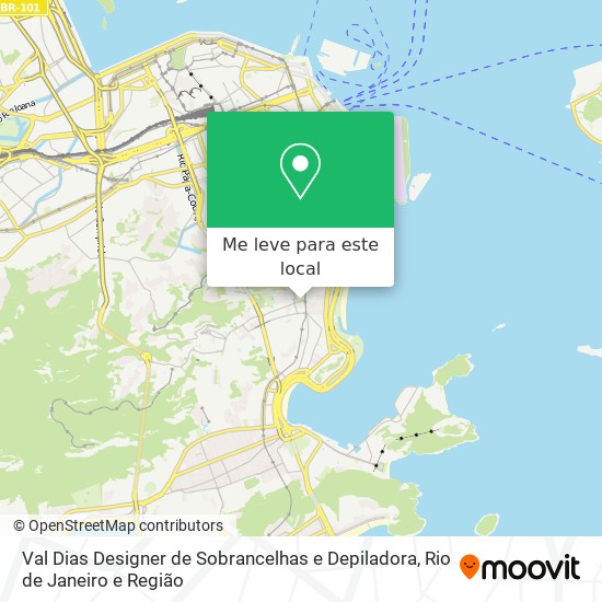Val Dias Designer de Sobrancelhas e Depiladora mapa