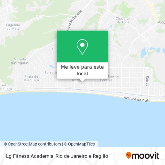 Lg Fitness Academia mapa