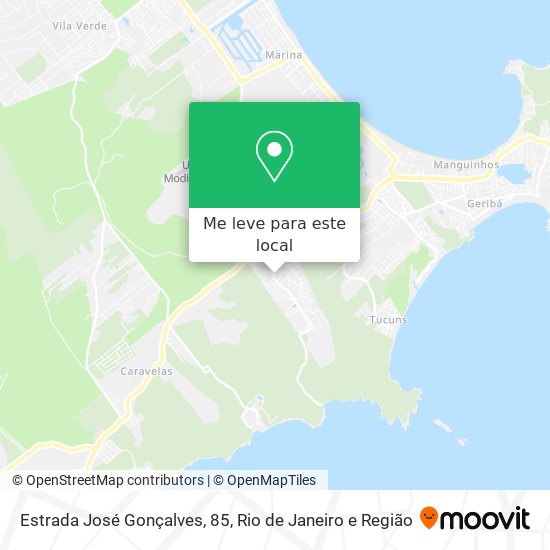 Estrada José Gonçalves, 85 mapa