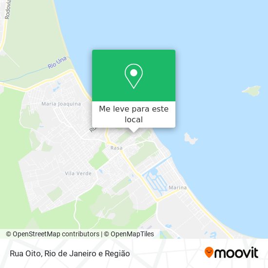 Rua Oito mapa