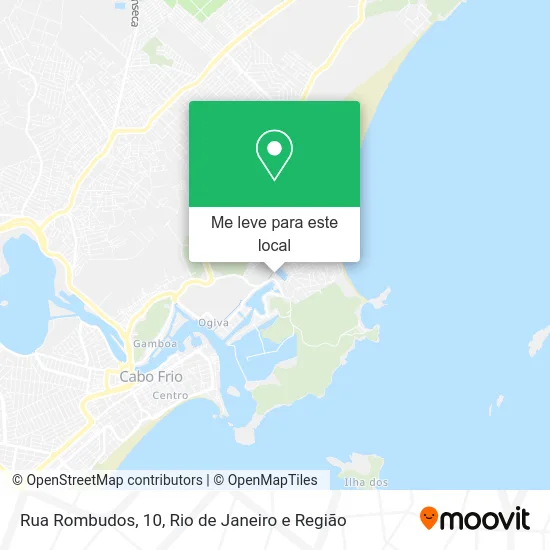Rua Rombudos, 10 mapa