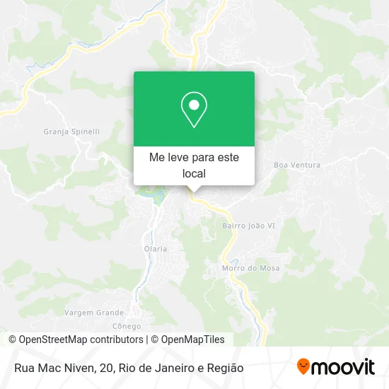 Rua Mac Niven, 20 mapa