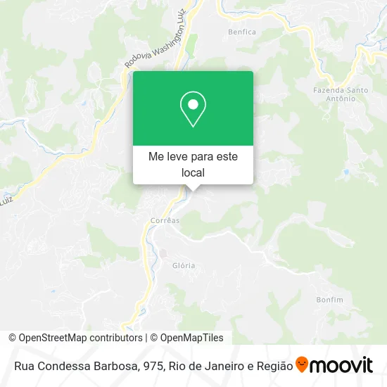 Rua Condessa Barbosa, 975 mapa