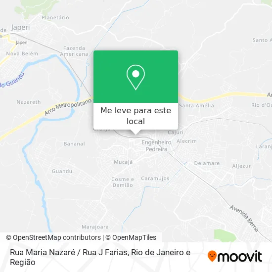 Rua Maria Nazaré / Rua J Farias mapa