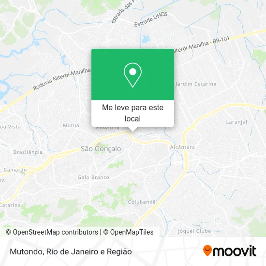 Mutondo mapa