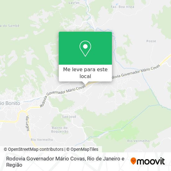 Rodovia Governador Mário Covas mapa