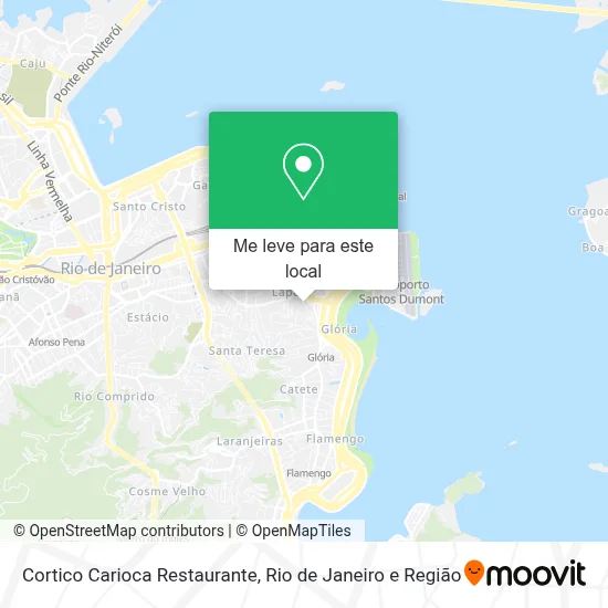 Cortico Carioca Restaurante mapa