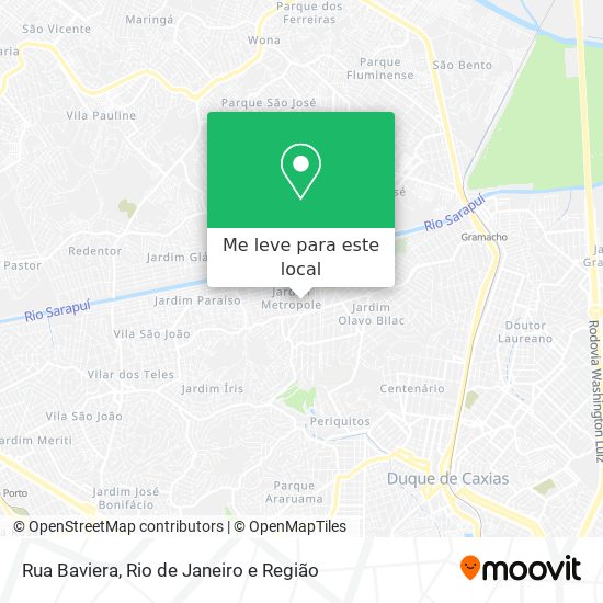 Rua Baviera mapa