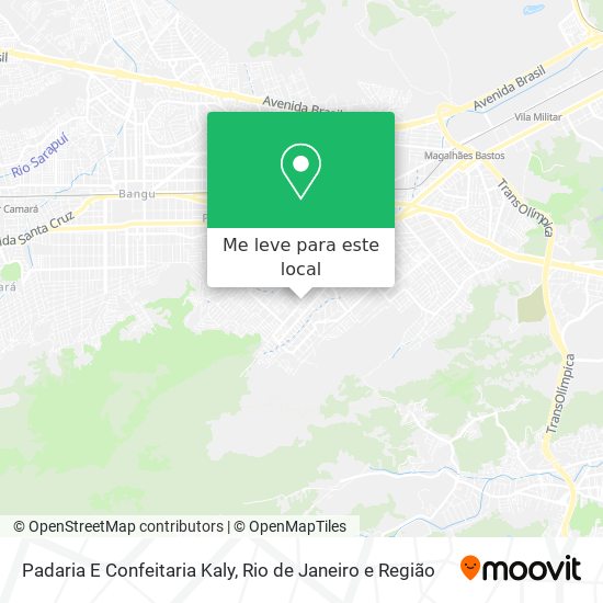 Padaria E Confeitaria Kaly mapa
