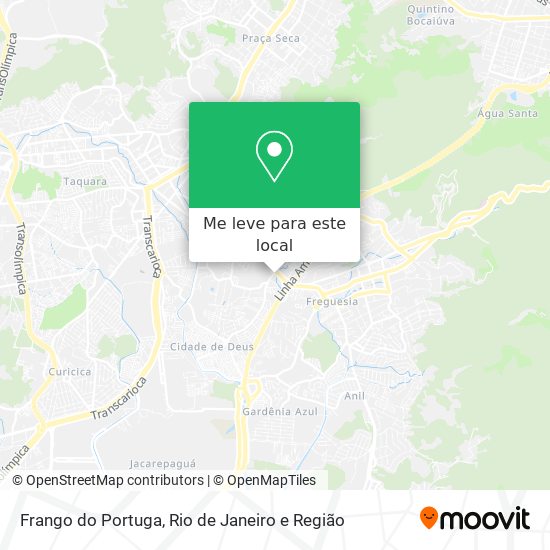 Frango do Portuga mapa