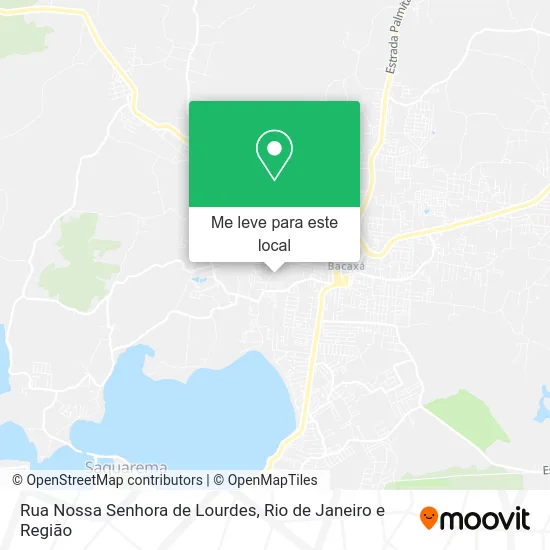 Rua Nossa Senhora de Lourdes mapa