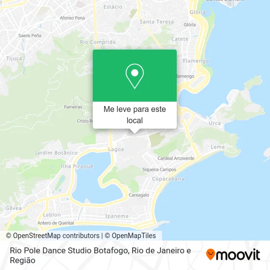 Rio Pole Dance Studio Botafogo mapa