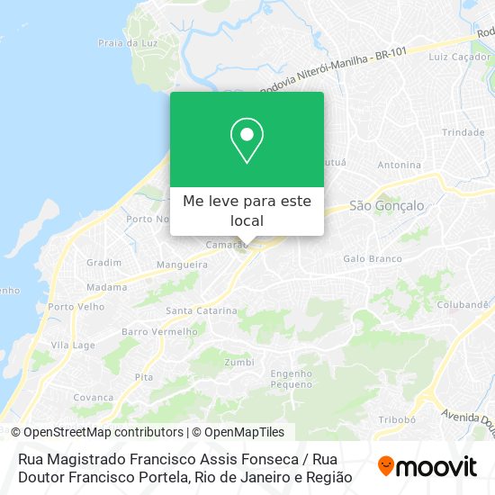 Rua Magistrado Francisco Assis Fonseca / Rua Doutor Francisco Portela mapa