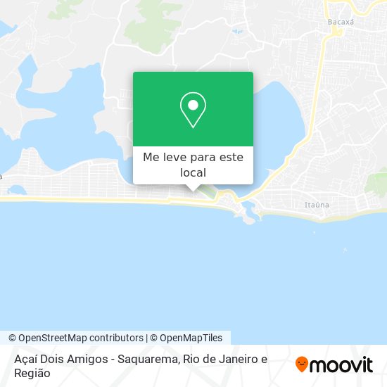 Açaí Dois Amigos - Saquarema mapa