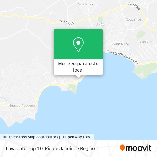 Lava Jato Top 10 mapa
