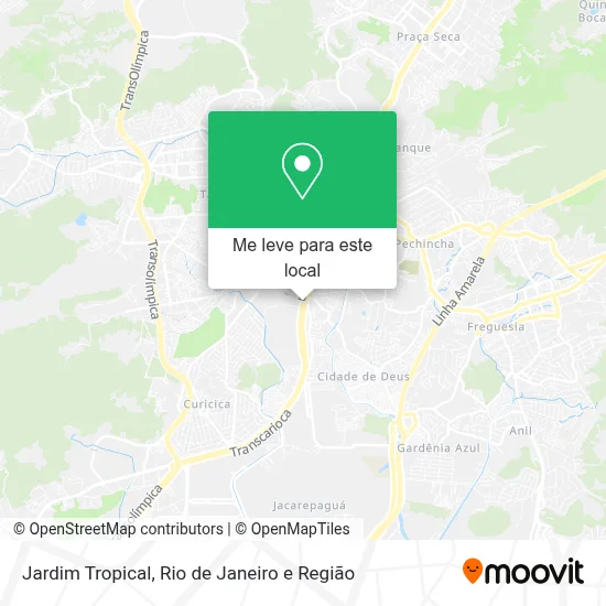 Jardim Tropical mapa