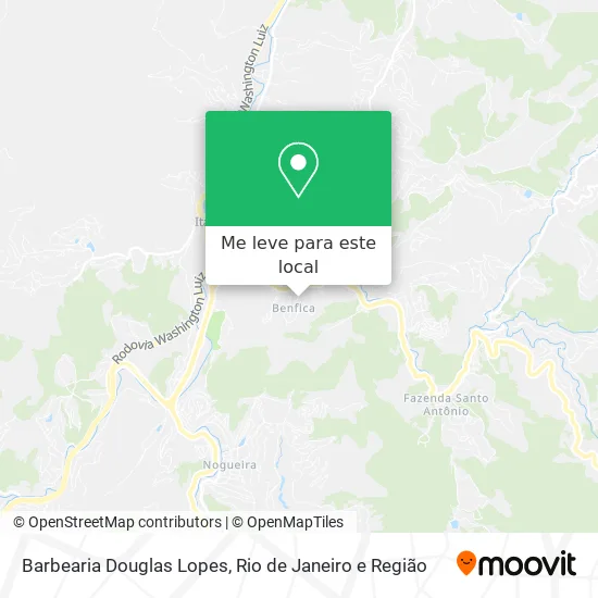 Barbearia Douglas Lopes mapa