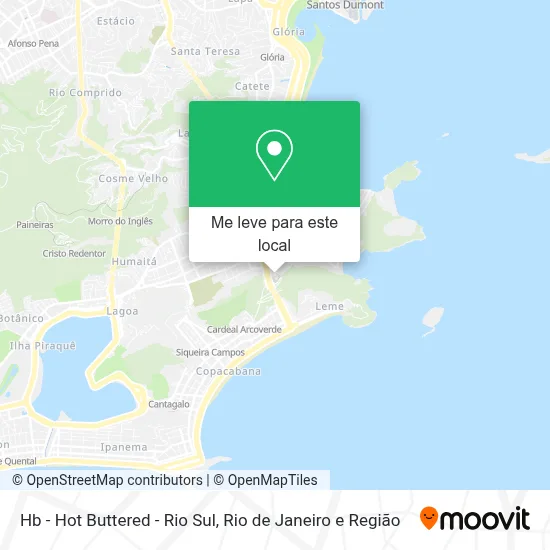 Hb - Hot Buttered - Rio Sul mapa