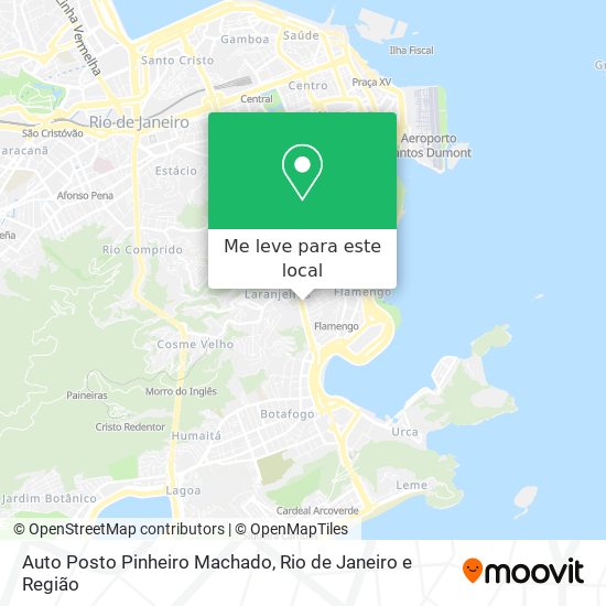 Auto Posto Pinheiro Machado mapa