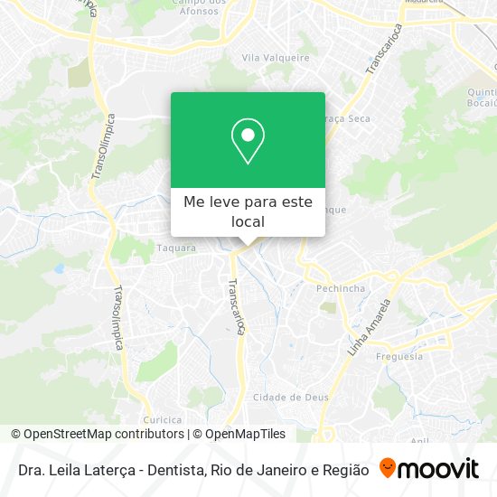 Dra. Leila Laterça - Dentista mapa