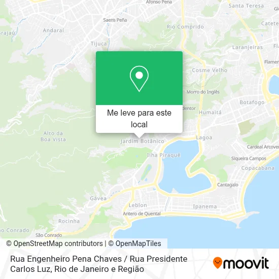 Rua Engenheiro Pena Chaves / Rua Presidente Carlos Luz mapa