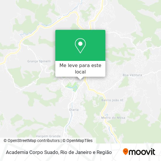 Academia Corpo Suado mapa