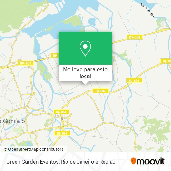 Green Garden Eventos mapa