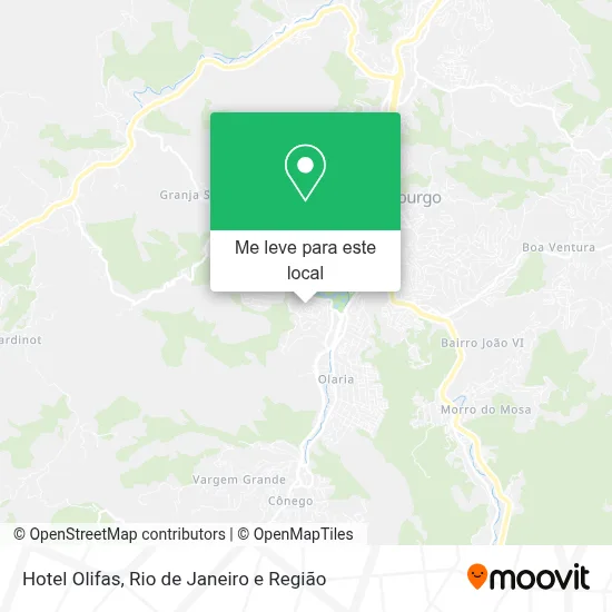 Hotel Olifas mapa
