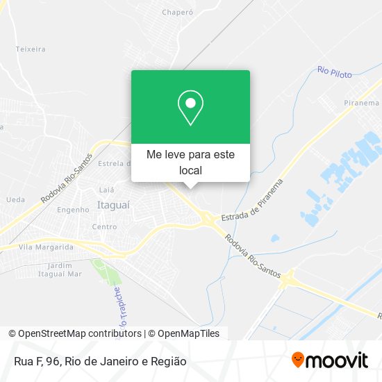 Rua F, 96 mapa