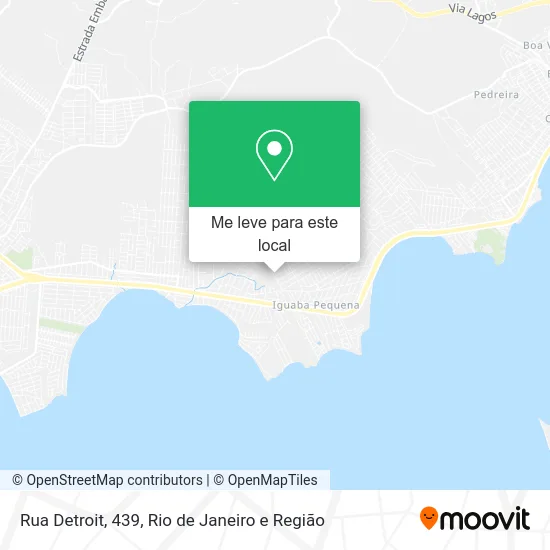 Rua Detroit, 439 mapa