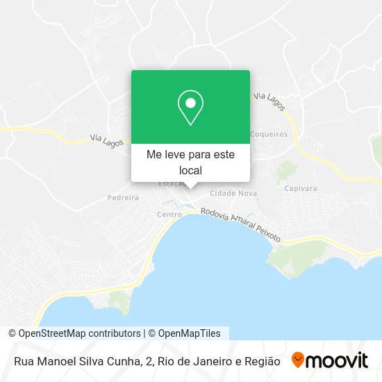 Rua Manoel Silva Cunha, 2 mapa