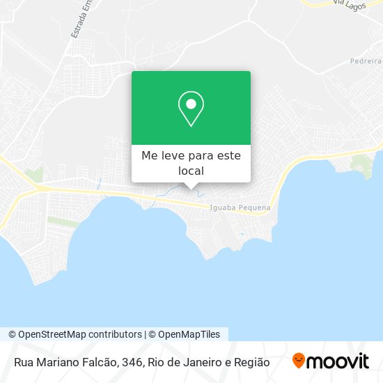 Rua Mariano Falcão, 346 mapa