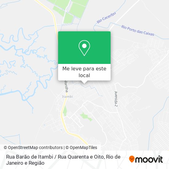 Rua Barão de Itambi / Rua Quarenta e Oito mapa