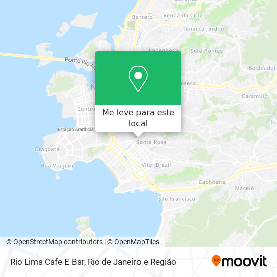 Rio Lima Cafe E Bar mapa