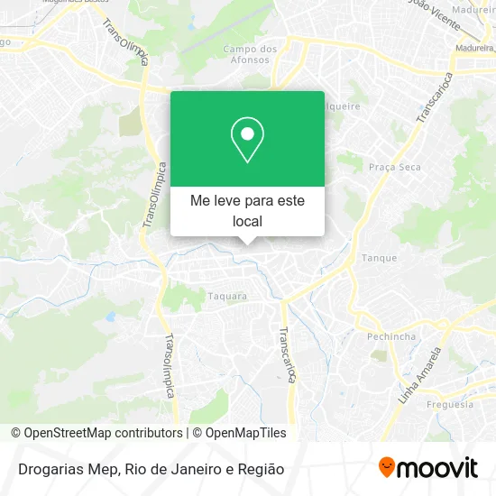 Drogarias Mep mapa