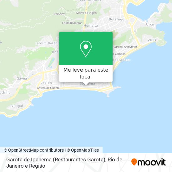Garota de Ipanema (Restaurantes Garota) mapa