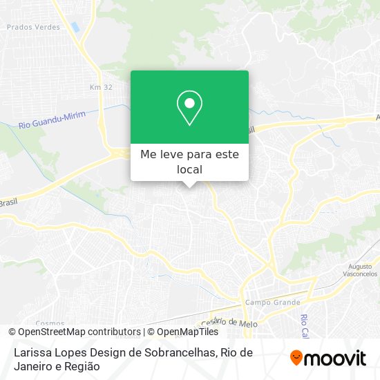 Larissa Lopes Design de Sobrancelhas mapa