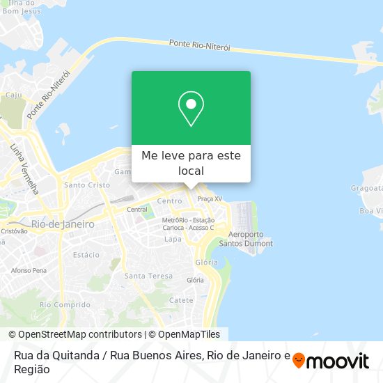 Rua da Quitanda / Rua Buenos Aires mapa