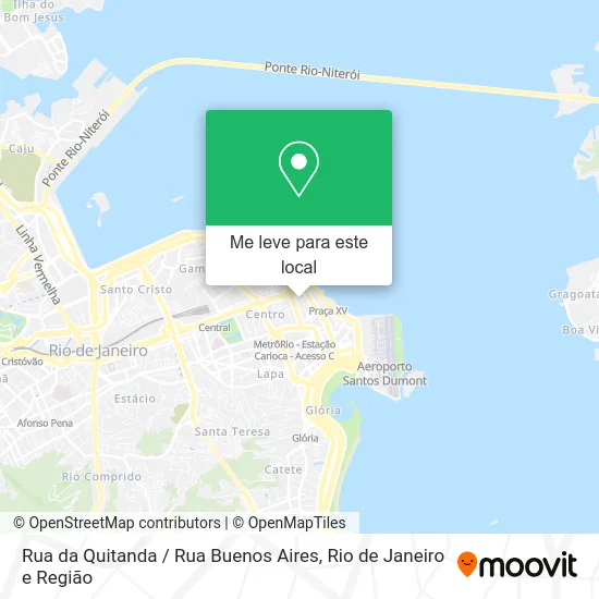 Rua da Quitanda / Rua Buenos Aires mapa