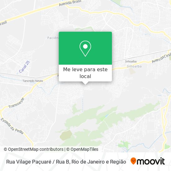 Rua Vilage Paçuaré / Rua B mapa