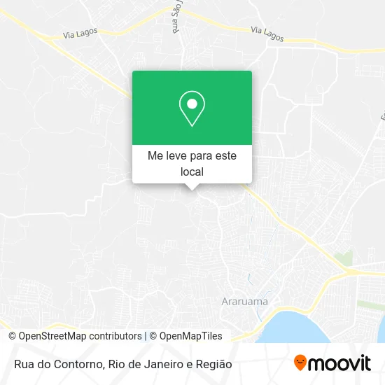 Rua do Contorno mapa