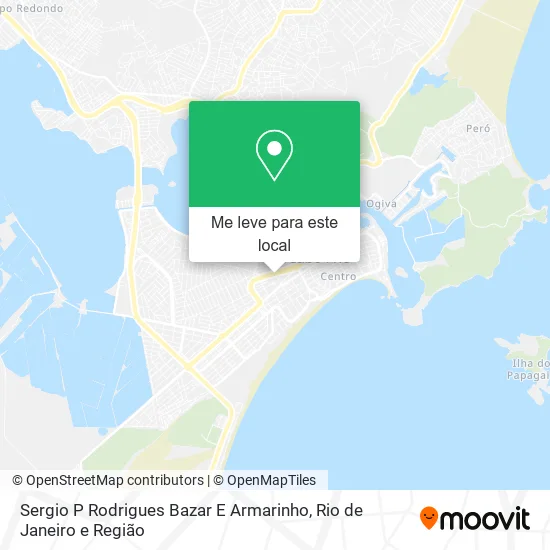 Sergio P Rodrigues Bazar E Armarinho mapa