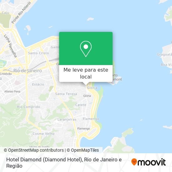 Hotel Diamond mapa
