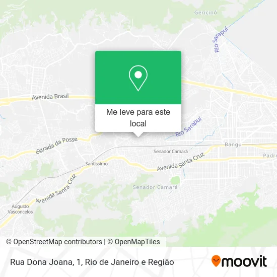 Rua Dona Joana, 1 mapa