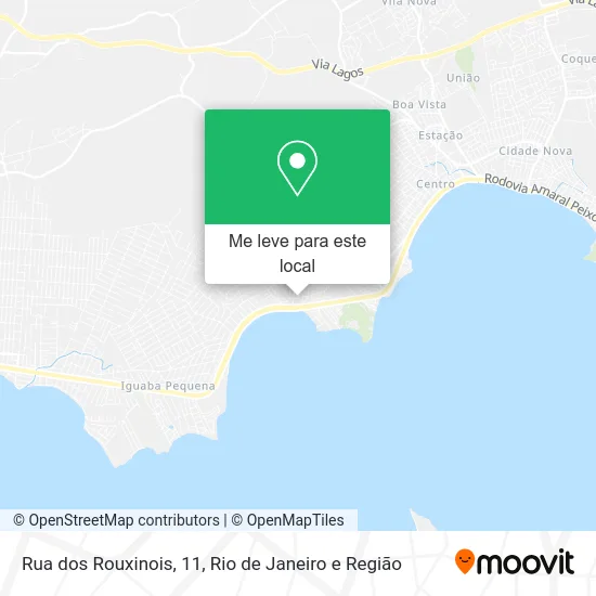 Rua dos Rouxinois, 11 mapa