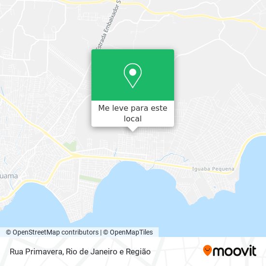 Rua Primavera mapa