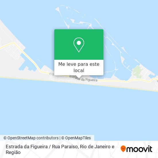 Estrada da Figueira / Rua Paraíso mapa