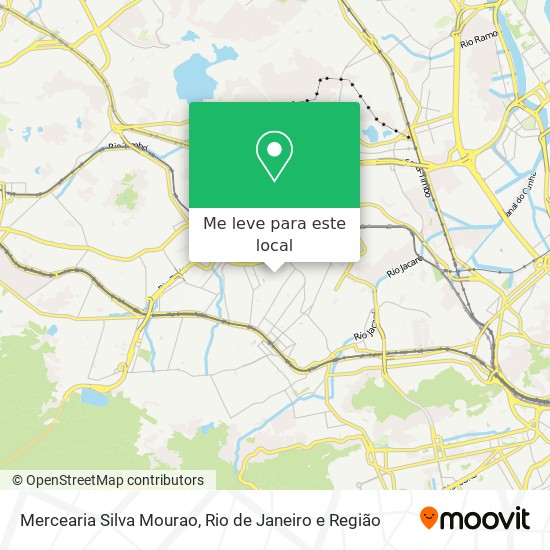 Mercearia Silva Mourao mapa
