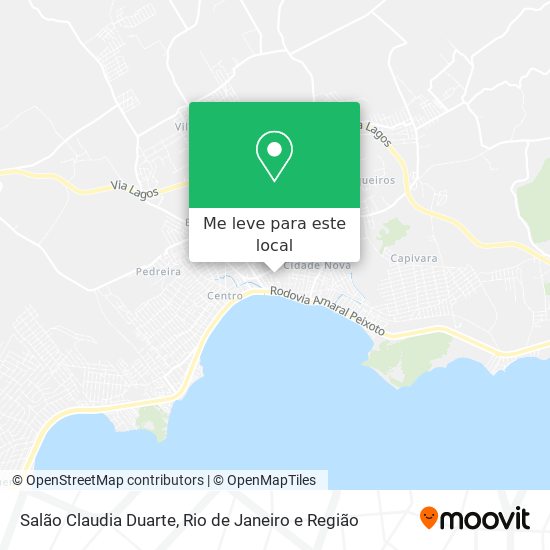Salão Claudia Duarte mapa